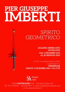 Mostra “Spirito Geometrico” – Pier Giuseppe Imberti