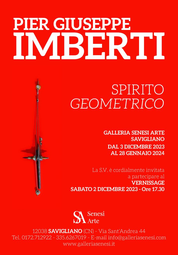 Mostra “Spirito Geometrico” – Pier Giuseppe Imberti